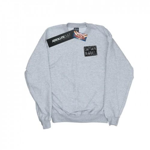 Marvel Boys Captain  borstpatch-sweatshirt