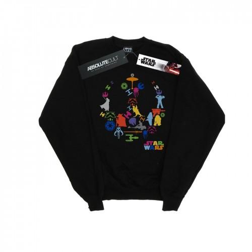 Star Wars jongens silhouet collage sweatshirt