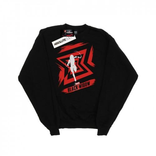 Marvel Boys Black Widow Movie Icon Run-sweatshirt