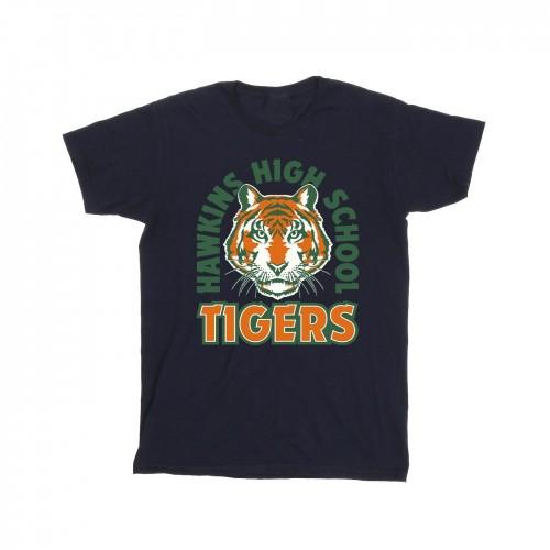 Pertemba FR - Apparel Netflix Boys Stranger Things Hawkins Arch Tiger T-shirt