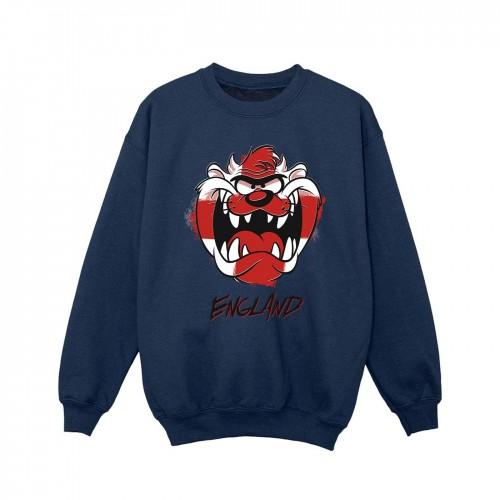 Looney Tunes Girls Taz Engeland Face Sweatshirt