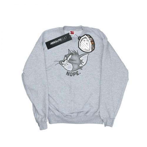 Tom And Jerry Girls Nope Face Sweatshirt