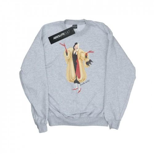 Disney Heren 101 Dalmatiërs Klassiek Cruella De Vil Sweatshirt