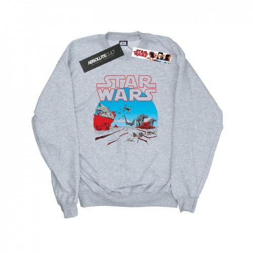 Star Wars Mens The Last Jedi Action Scene Sweatshirt