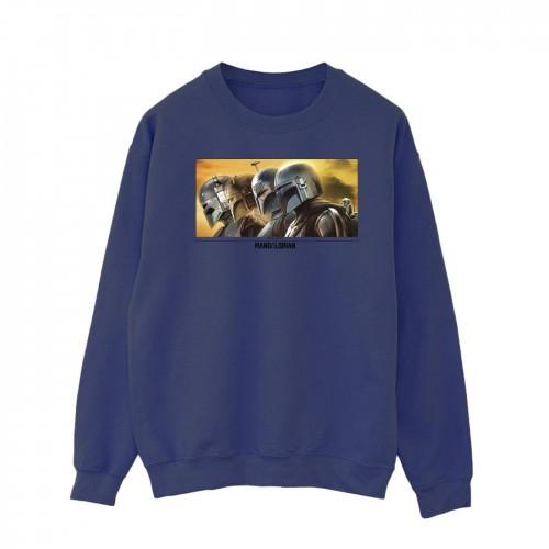 Star Wars Heren The Mandalorian Painted Group Sweatshirt