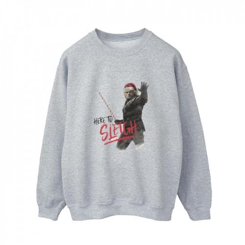 Pertemba FR - Apparel Netflix Heren The Witcher Here To Sleigh Sweatshirt