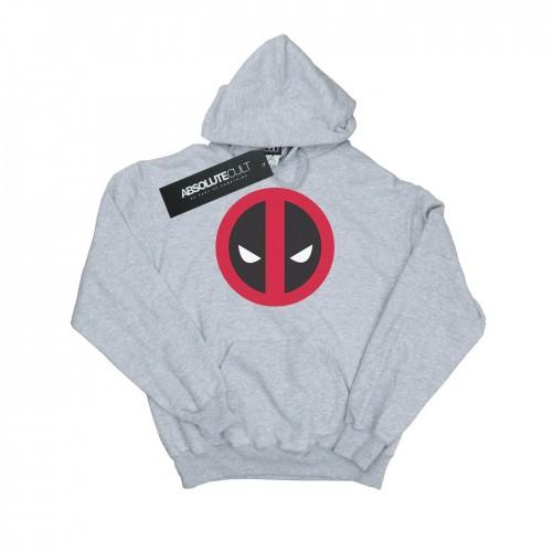 Marvel Deadpool herenhoodie met groot schoon logo