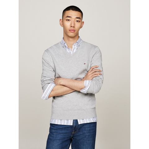 Tommy Hilfiger Gebreide trui ESSENTIAL COTTON V NECK