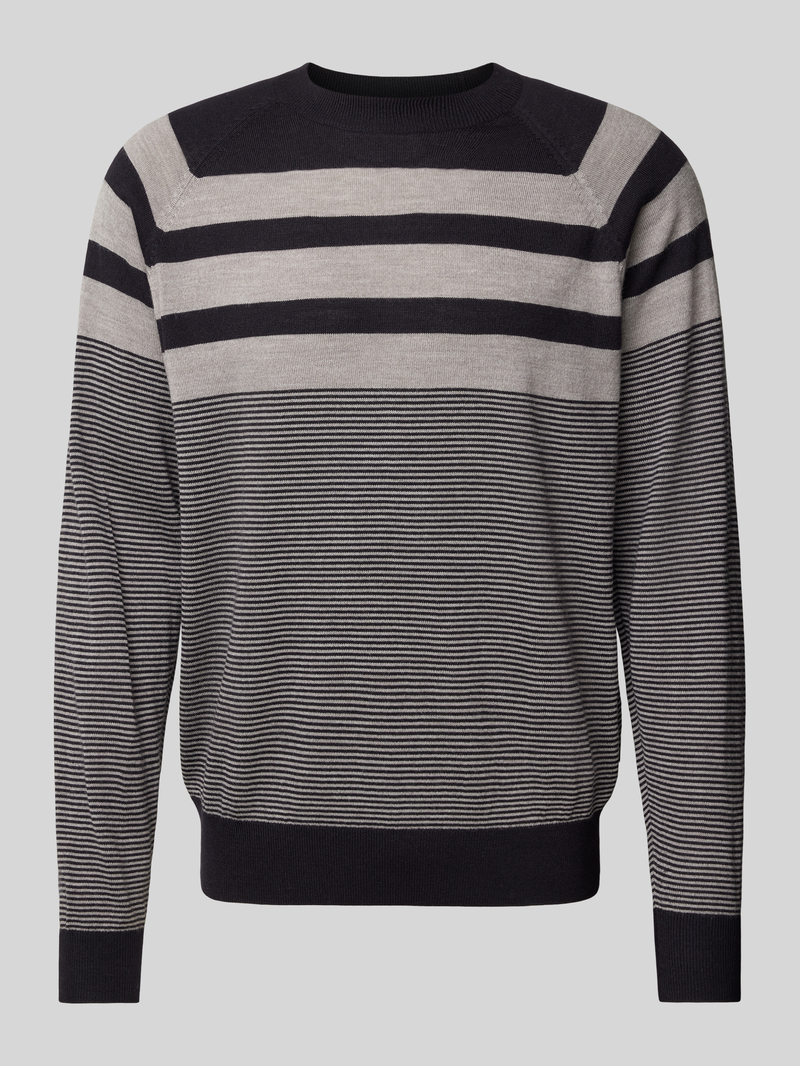 Armani Exchange Gebreide pullover met ronde hals