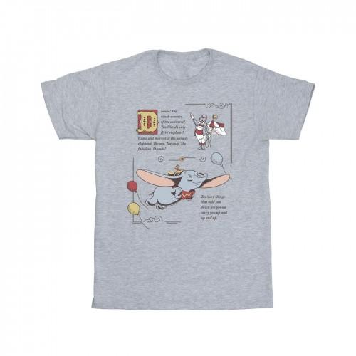 Disney Boys Dumbo Story Boekpagina T-shirt