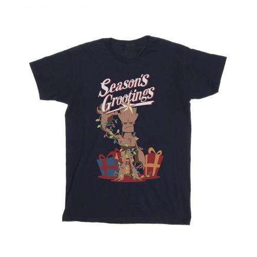 Marvel Boys  Comics Groot Season's Grootings T-shirt