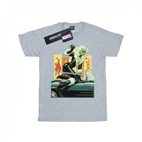 Marvel jongens zwarte kat auto T-shirt