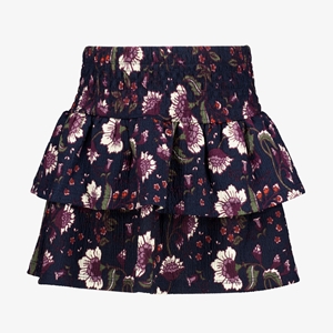 TwoDay meisjes rok met ruches en bloemenprint