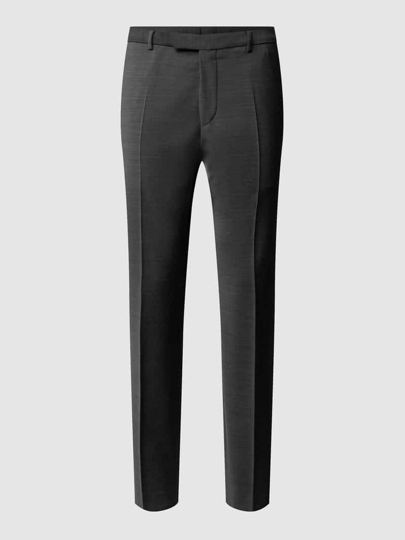 Strellson Slim fit pantalon met persplooien, model 'Flex Cross'