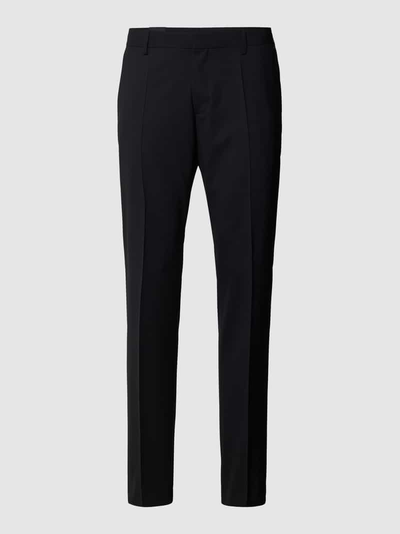 Boss Slim fit pantalon van scheerwolmix, model 'Genius'