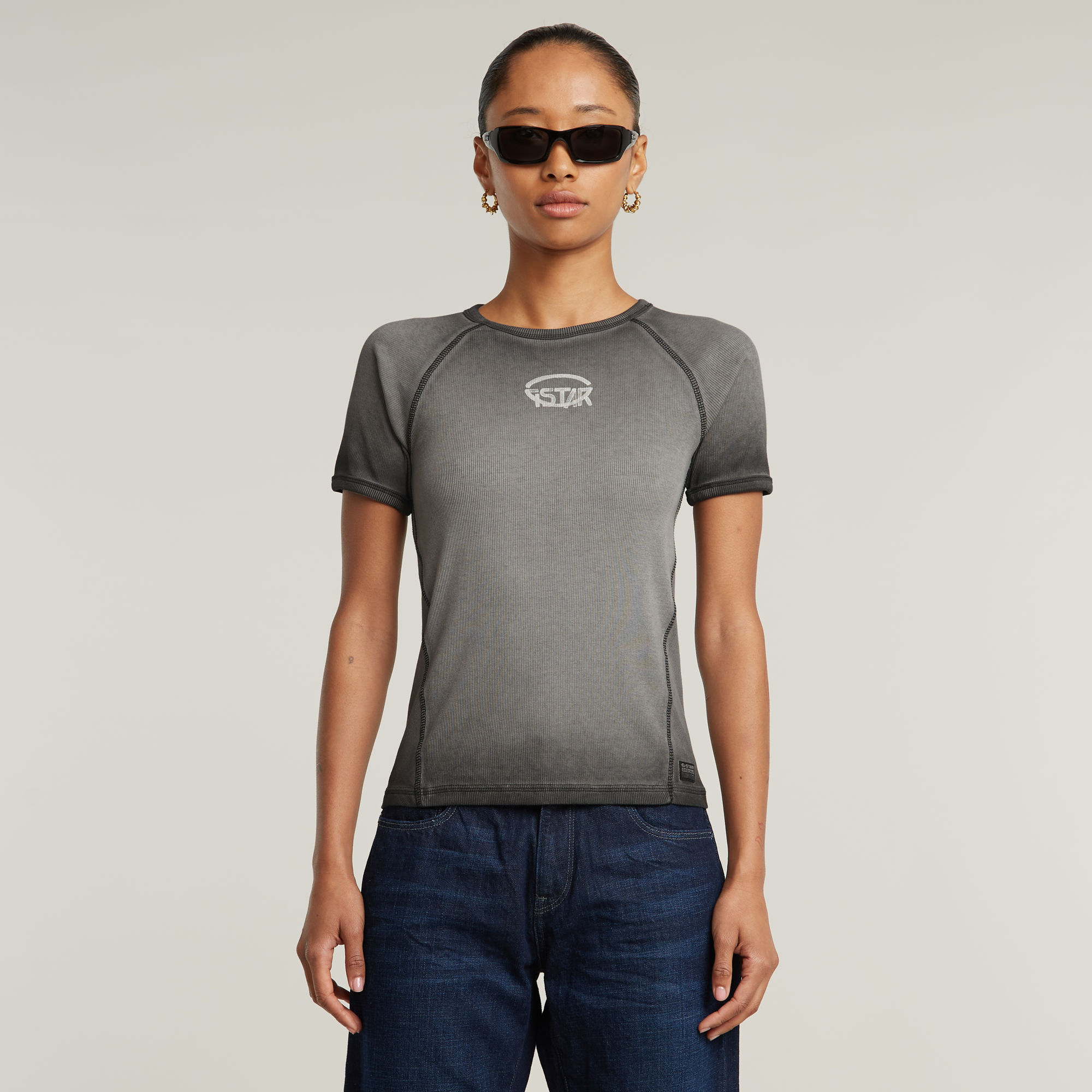 G-Star RAW Army Ringer Slim Top - Zwart - Dames