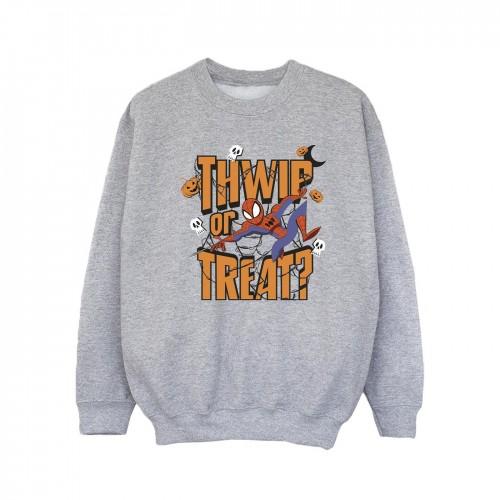 Marvel Girls Spider-Man Thwip of Treat-sweatshirt