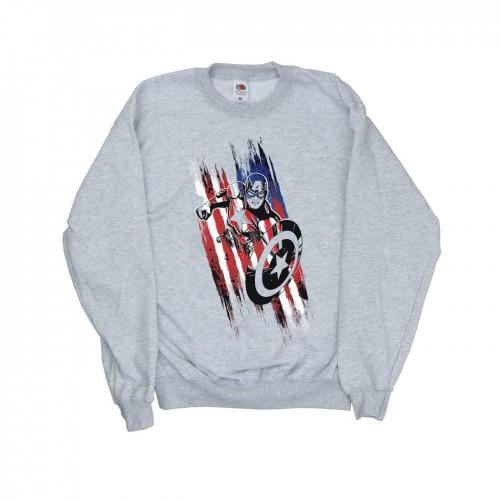 Marvel Girls Avengers Captain America Streaks-sweatshirt