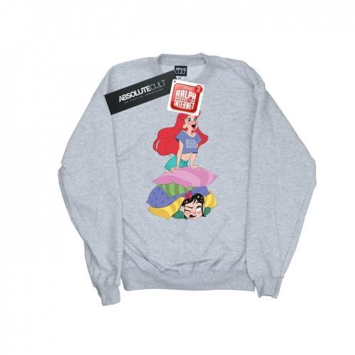 Disney Girls Wreck It Ralph Ariel en Vanellope sweatshirt