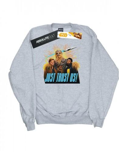 Star Wars Boys Solo Vertrouw ons gewoon sweatshirt