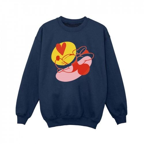 Disney jongens Minnie Mouse tong hart Sweatshirt