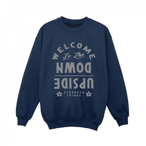 Pertemba FR - Apparel Netflix Boys Stranger Things welkom bij ondersteboven sweatshirt