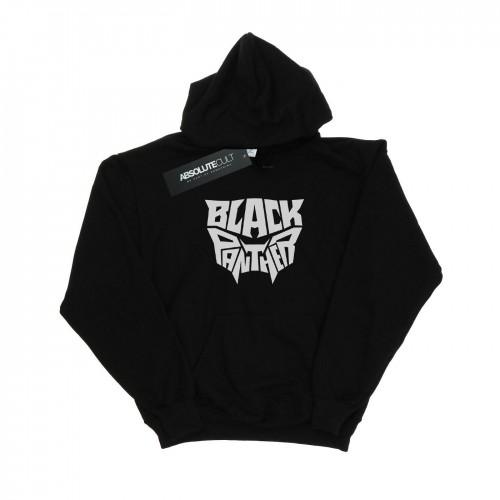 Marvel Boys Black Panther-embleemhoodie met tekst