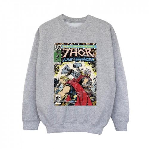 Marvel Boys Thor Love en Thunder Vintage poster-sweatshirt