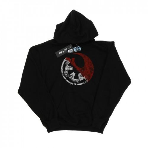 Star Wars heren Rogue One roestige emblemen hoodie