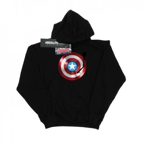 Marvel Heren Captain America draaitafelhoodie