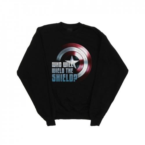 Marvel Heren De Valk en de Wintersoldaat hanteren het Shield-sweatshirt