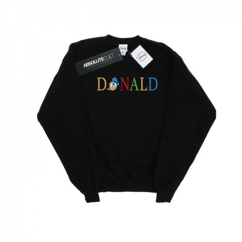 Disney Heren Donald Duck Letters Sweatshirt