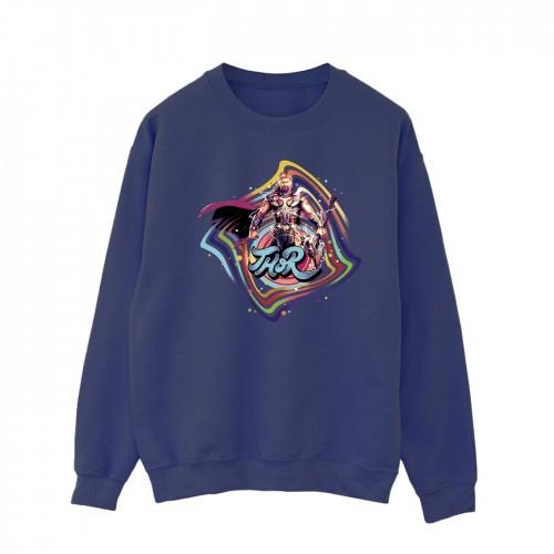 Marvel Heren Thor Love en Thunder Thor Swirl Sweatshirt