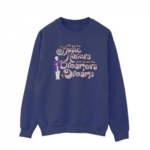 Pertemba FR - Apparel Willy Wonka Heren Dreamers Tekst Sweatshirt