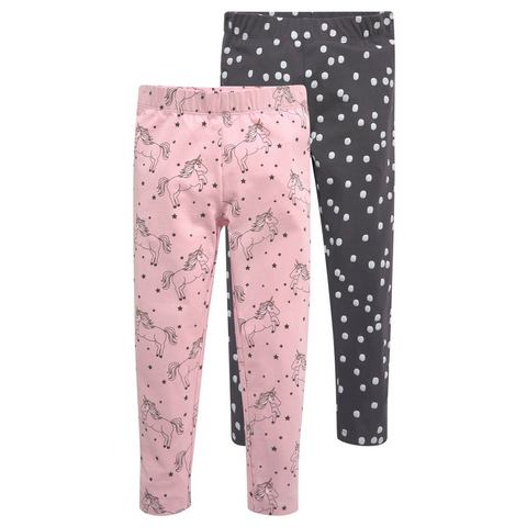 KIDSWORLD Legging 2-pack leggings voor kleine meisjes (set, 2-delig)