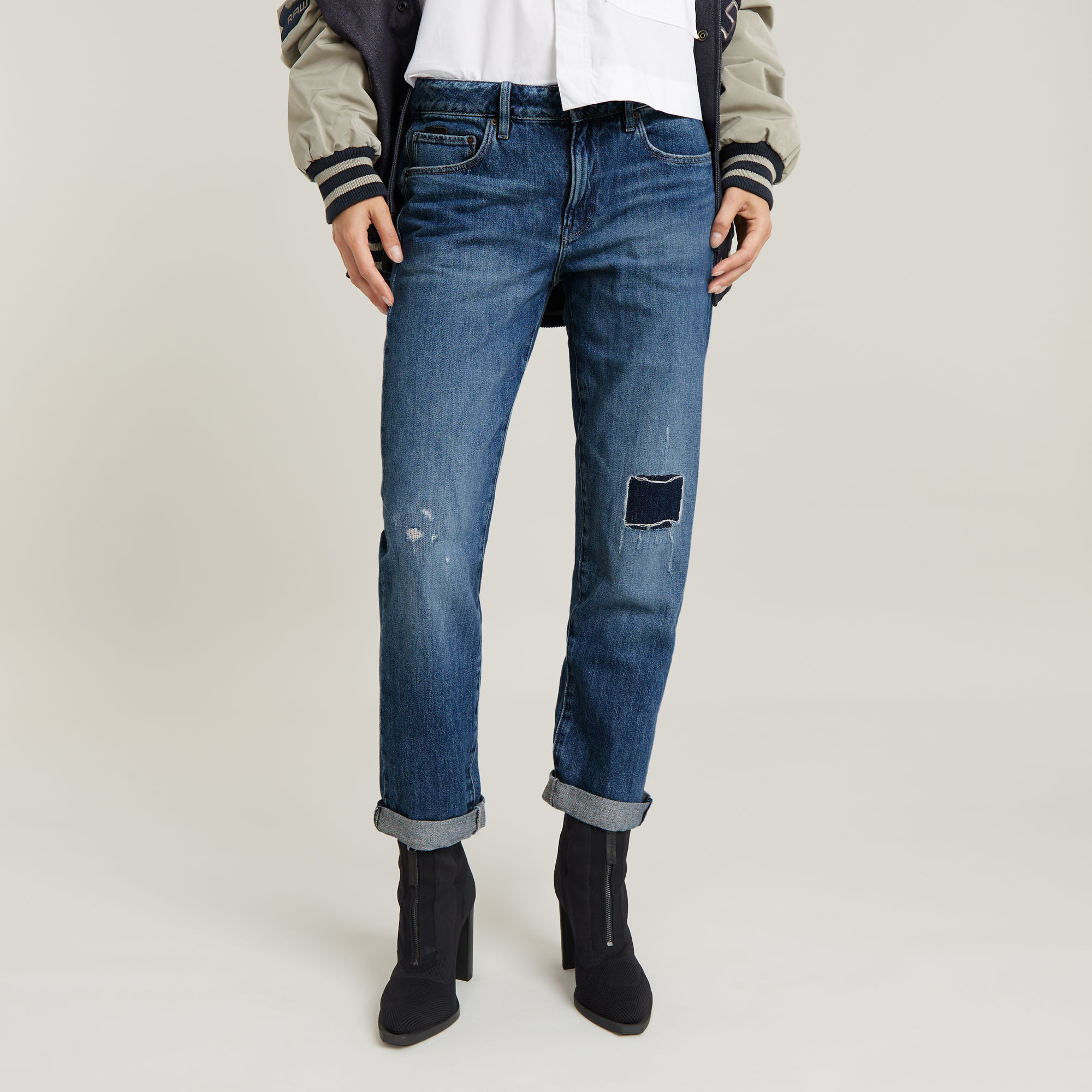 G-Star RAW Kate Boyfriend Jeans - Midden blauw - Dames