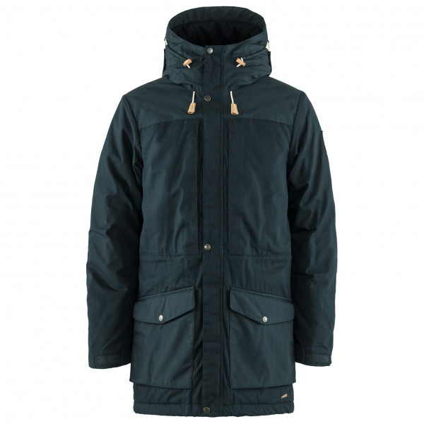 Fjällräven  Singi Wool Padded Parka - Lange jas, blauw/zwart