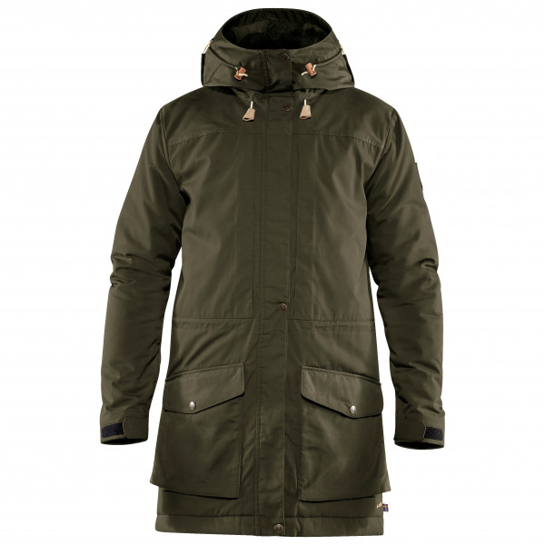 Fjällräven  Singi Wool Padded Parka - Lange jas, olijfgroen