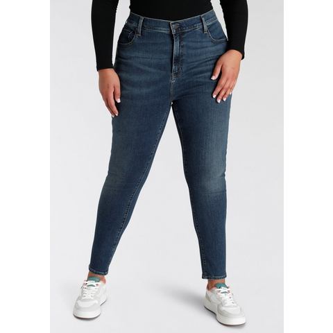 Levi's Plus Skinny fit jeans 721 PL HI RISE SKINNY zeer nauwsluitende snit