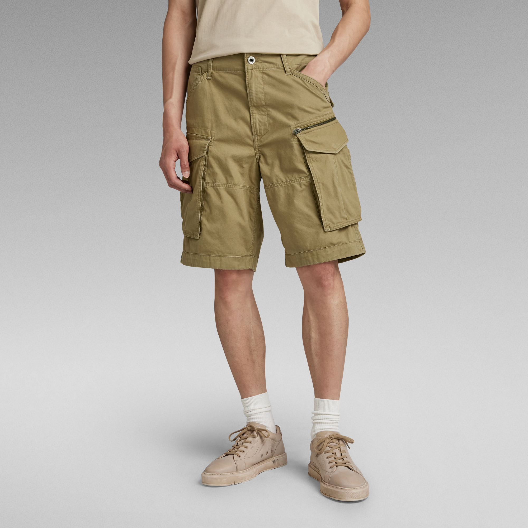 G-Star RAW Rovic Zip Relaxed Short - Groen - Heren