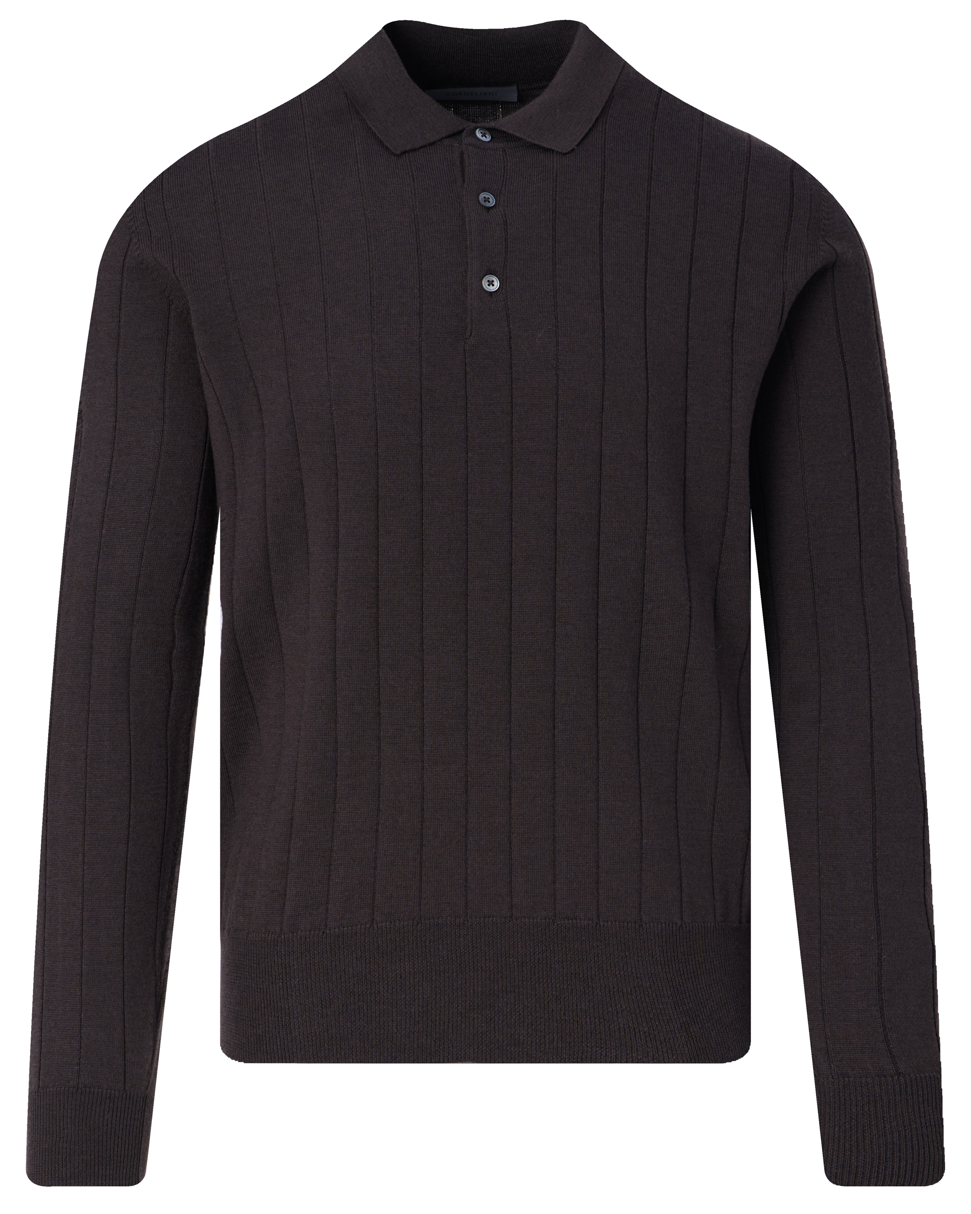 Corneliani Polo met lange mouwen