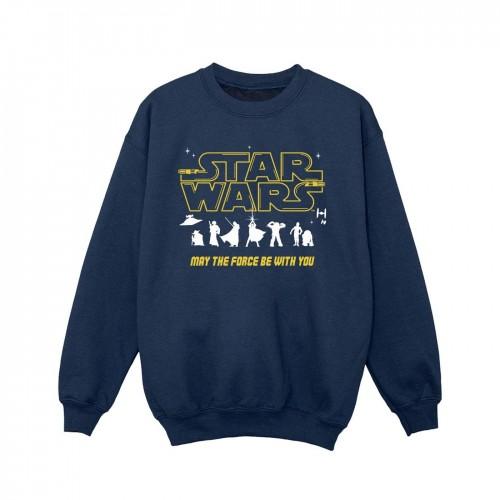 Star Wars meisjes silhouetten Force Sweatshirt