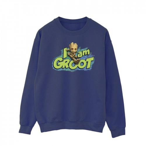 Marvel Heren Guardians of the Galaxy I Am Groot Jumping Sweatshirt