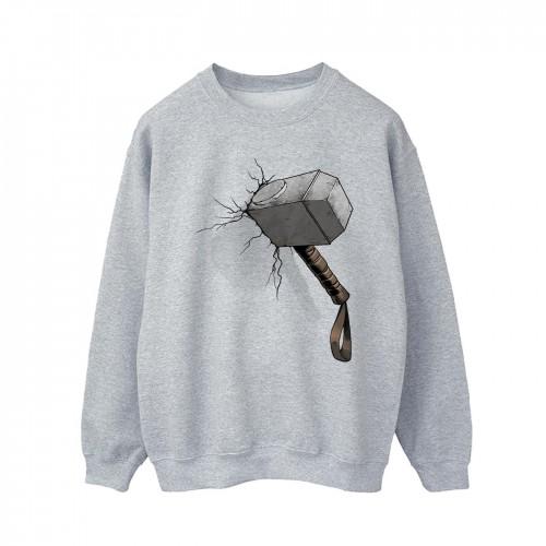 Pertemba FR - Apparel Marvel Universe Thor Hammer Crack-sweatshirt voor heren