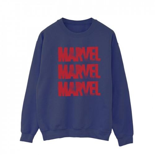 Marvel heren sweatshirt met rode spraylogo's