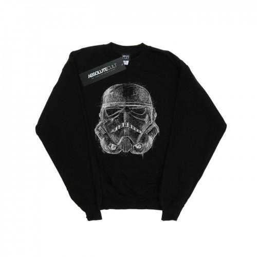 Star Wars Heren Stormtrooper Scribble Helm Sweatshirt