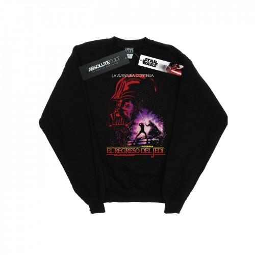 Star Wars Mens Return Of The Jedi Spanish Poster Sweatshirt