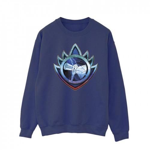 Marvel Thor Love en Thunder Stormbreaker Crest-sweatshirt voor heren