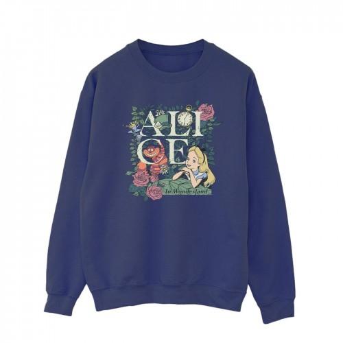 Disney Heren Alice In Wonderland Lommerrijke Tuin Sweatshirt