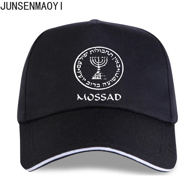 91530112MAC1H7JY0E Israëlische leger-Mossad (Joodse CIA) zwarte zweetbestendige polyester top Baseball cap Unisex Dames Heren Snapback Hoeden Trucker Zonnehoeden